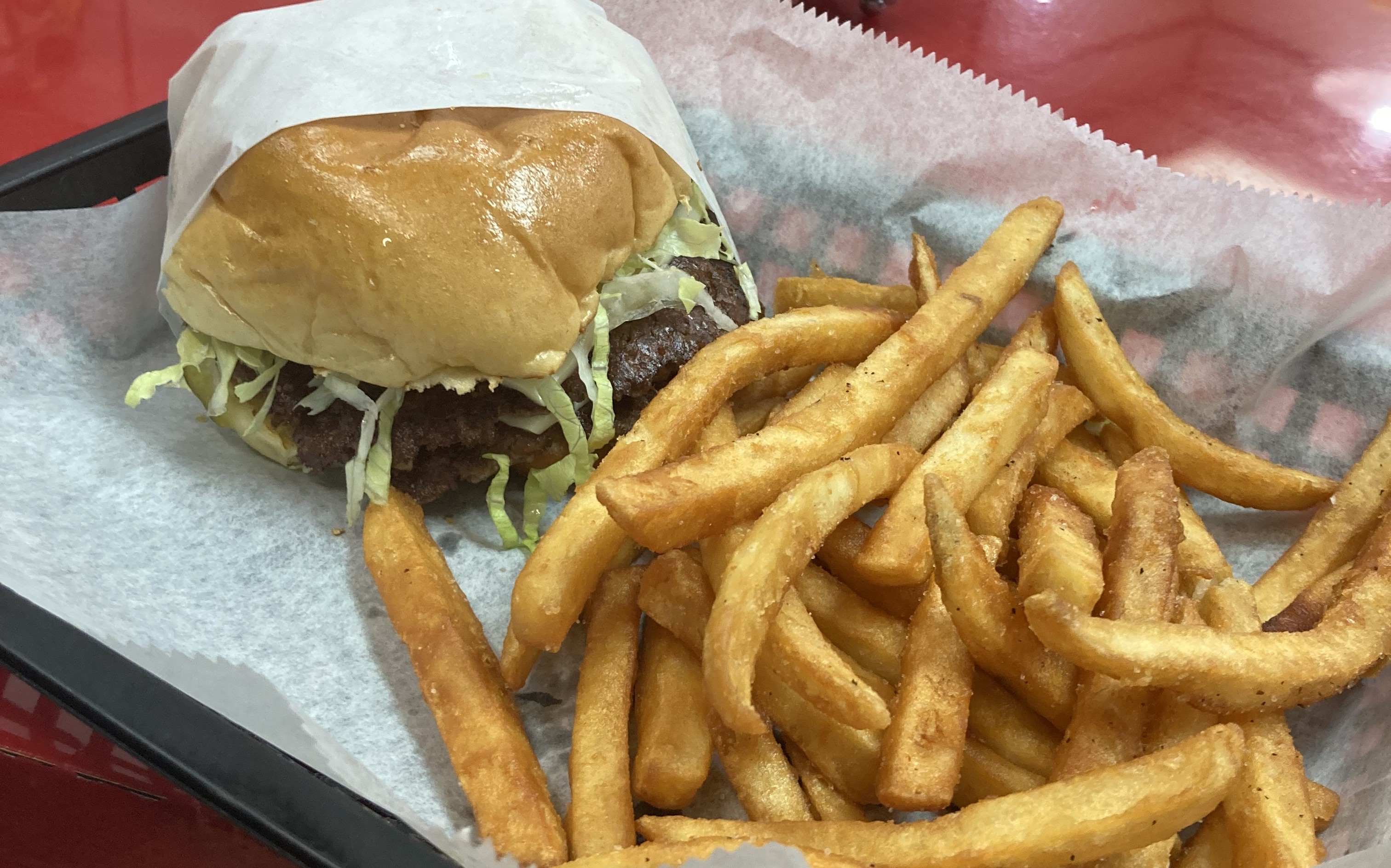 Rooster's smash burger