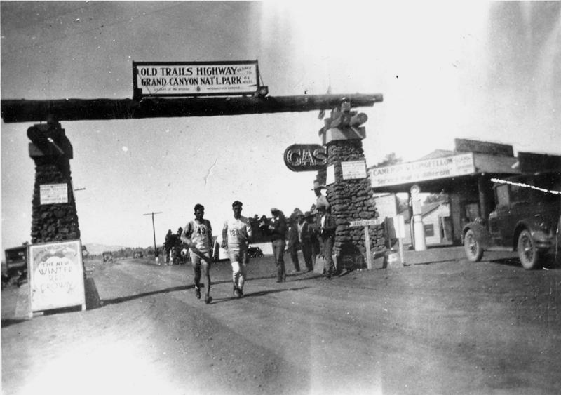 Andy Payne in the 1928 Bunion Derby: Williams to Flagstaff, AZ (Public Domain)